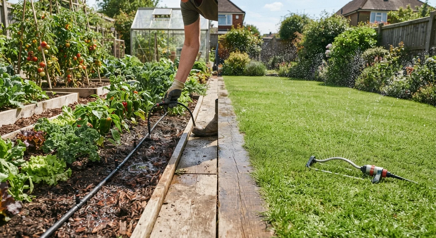 Drip Irrigation vs. Sprinkler Systems: Efficiency Trade-Offs for Home Gardens