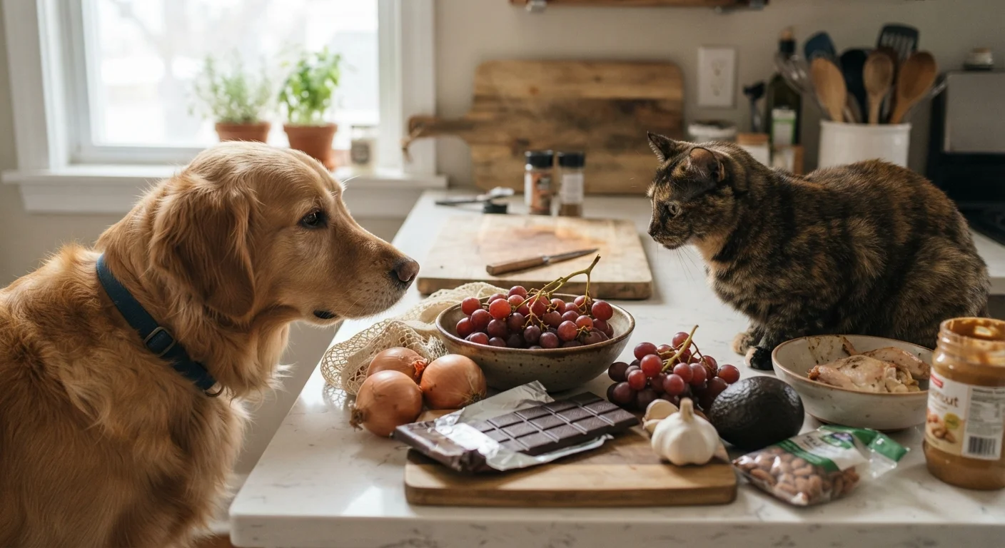 Foods That Are Dangerous to Dogs and Cats