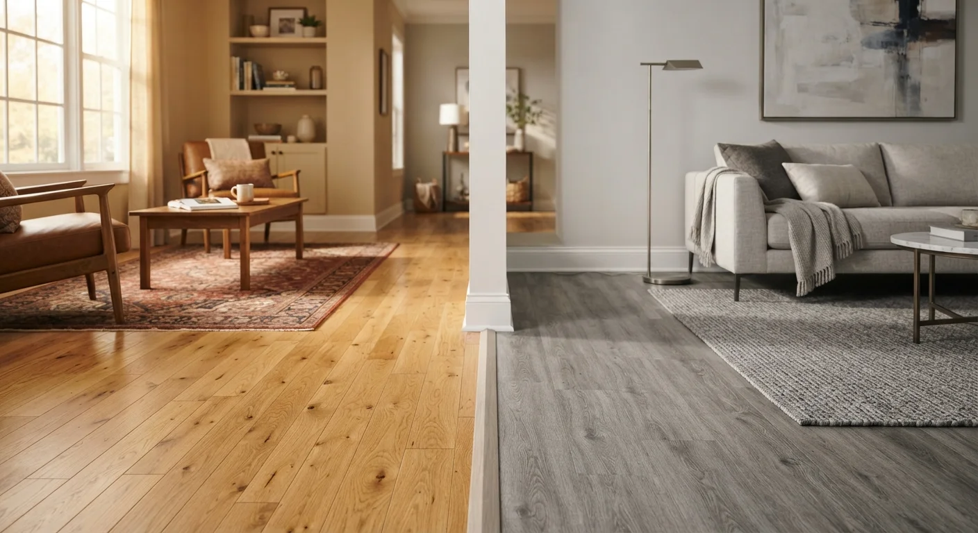 Hardwood vs. Luxury Vinyl Plank: Choosing the Right Floor for Your Home