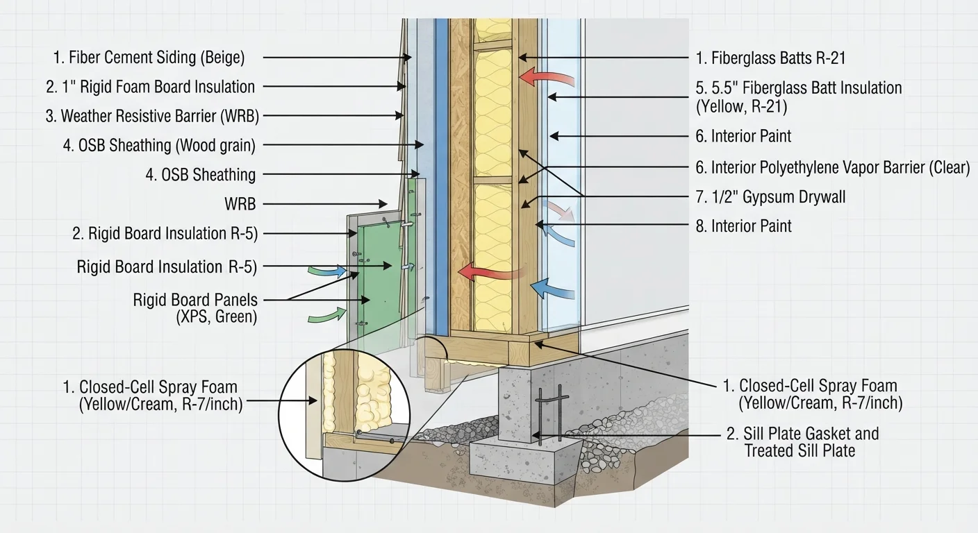 Insulation Types at a Glance: Batts, Blown-In, Spray Foam, and Rigid Board