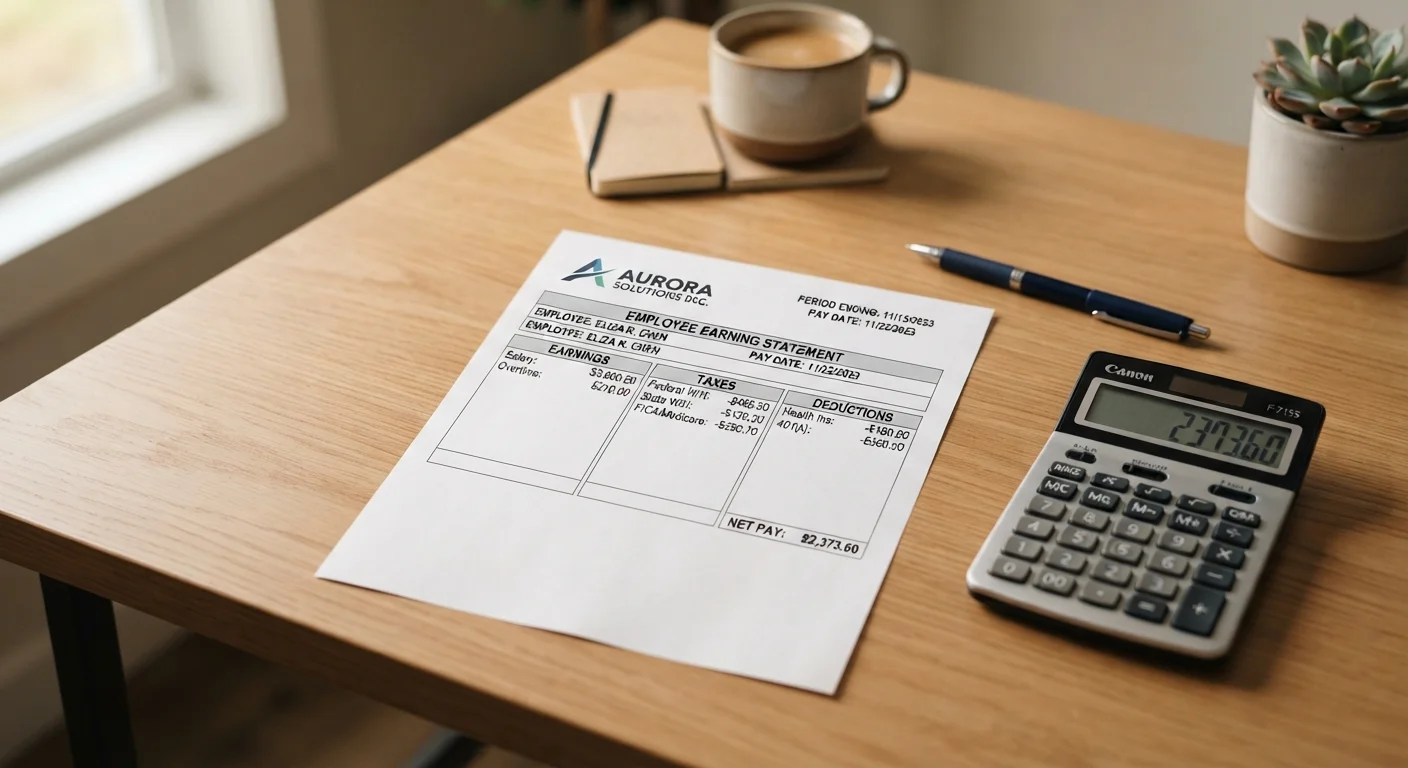Reading a Pay Stub: Every Line Item Explained