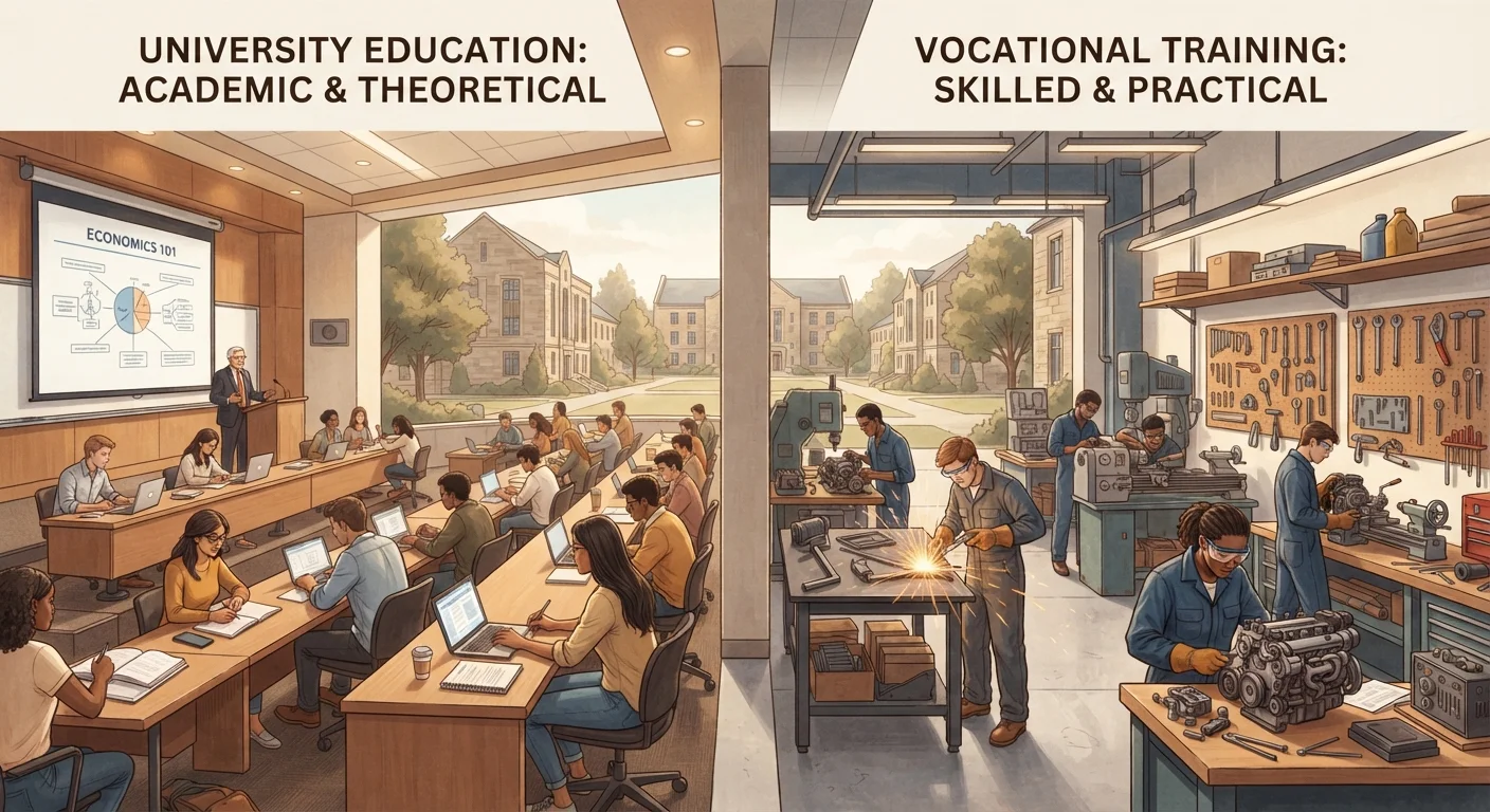 Traditional College vs. Vocational Training: Understanding the Real Differences
