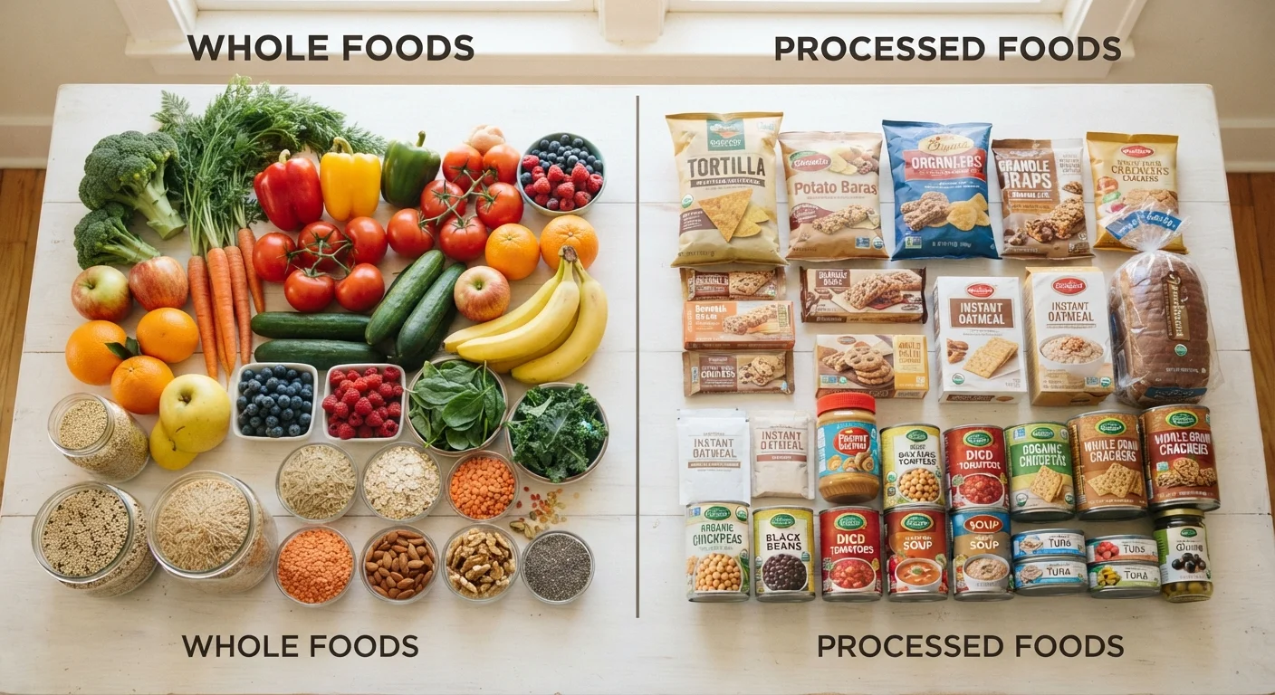 Whole Foods vs. Processed Foods: Understanding the Real Difference